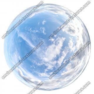 HDRi Skydome of Clouded Sky 12K